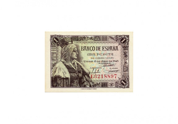Estado Español 1 Peseta 15 junio 1945 SC