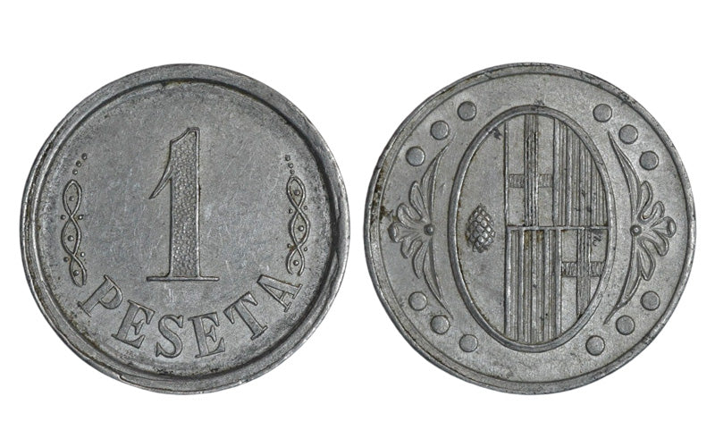 L’Ametlla del Vallés (Barcelona) 1 Peseta SF EBC
