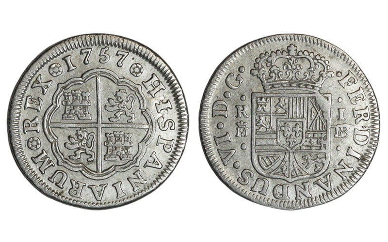 Fernando VI 1 Real 1757 Madrid MBC+