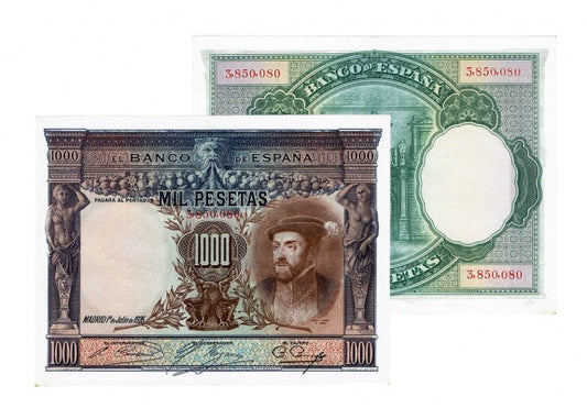 1000 Pesetas 1925 Carlos I EBC+