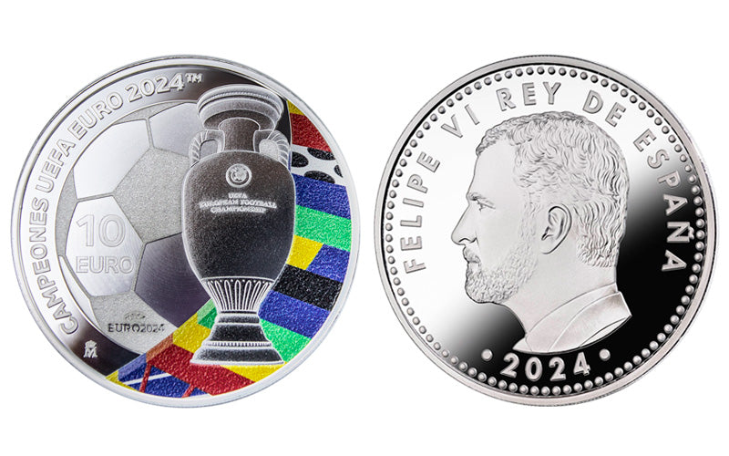 España 10 Euros 2024 Campeones UEFA Europa 2024 PROOF