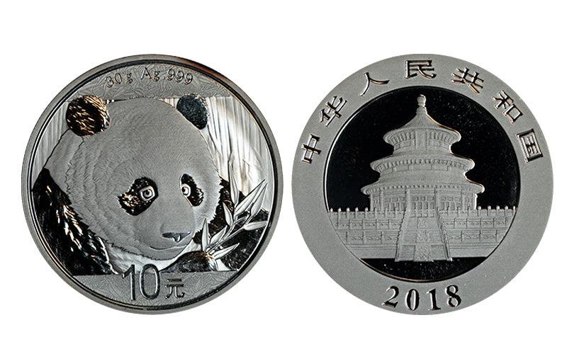 China 10 Yuan 2018 Panda PROOF