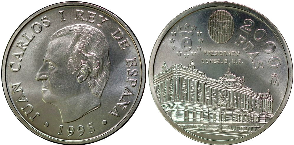 2000 Pesetas 1995 Presidencia Consejo U.E. SC