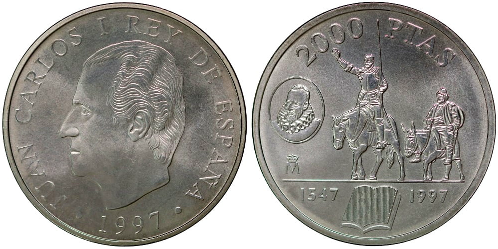 2000 Pesetas 1997 El Quijote SC