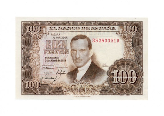 Estado Español 100 Pesetas 1953 SC