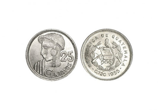 Guatemala 25 Centavos 1955 SC