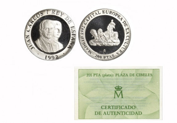 Juan Carlos I (1975-2014) 200 Pesetas 1992 plata PROOF