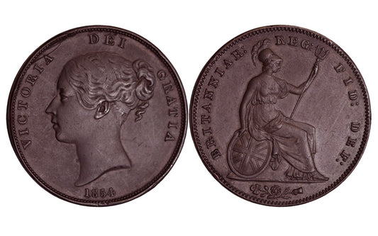 Gran Bretaña Victoria (1837-1901) 1 Penique 1854 EBC