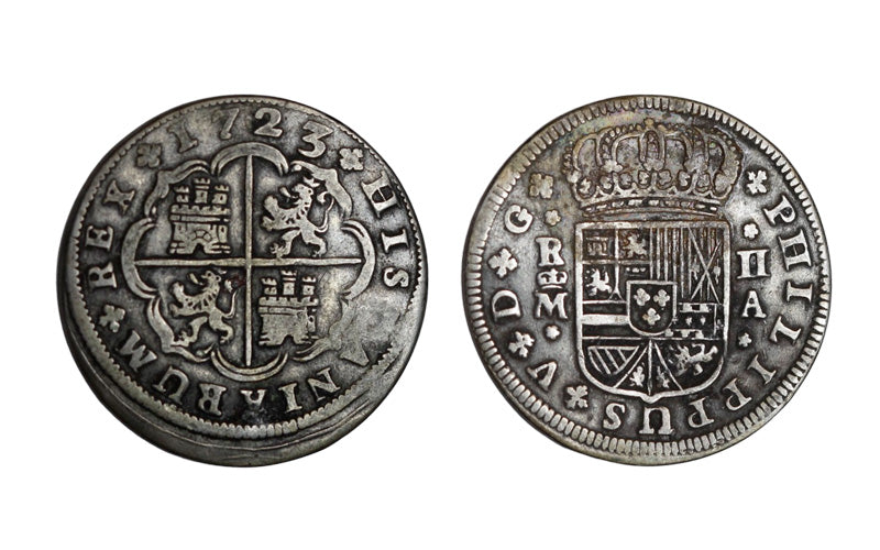 Felipe V (1700-1746) 2 Reales 1723 Madrid MBC-