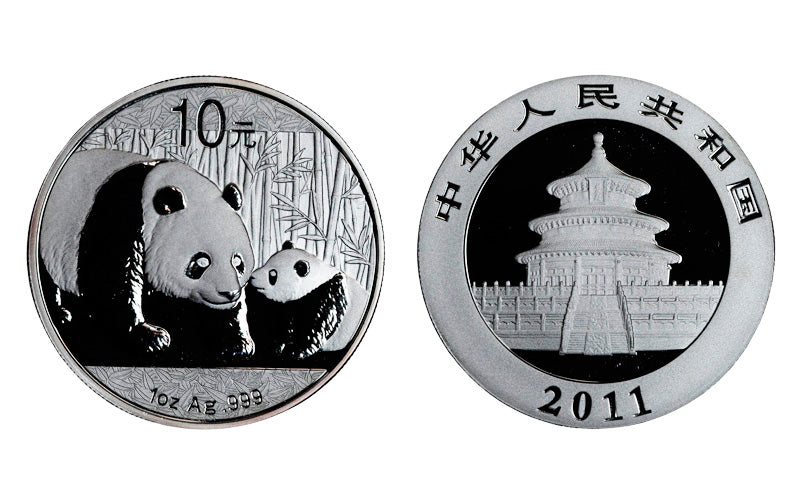 China 10 Yuan 2011 Panda PROOF