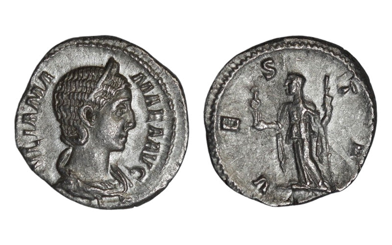 Julia Mamea Denario 225-235 d.C. Roma SC