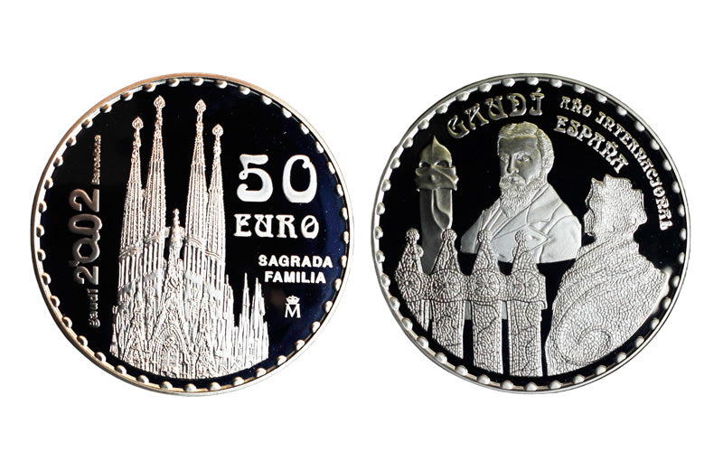 50 Euros 2002 Gaudí PROOF