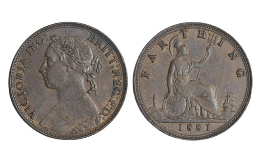 Gran Bretaña Victoria (1837-1901) 1 Farthing 1881 EBC/ MBC+