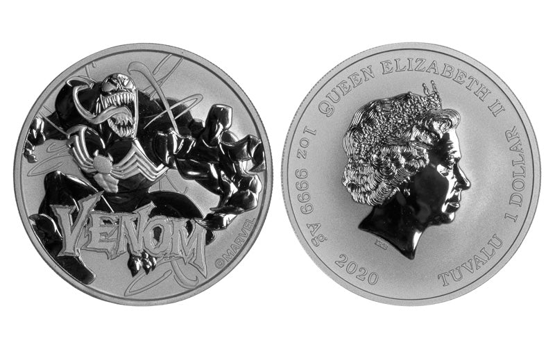 Tuvalu 1 Dólar 2020 Venom PROOF