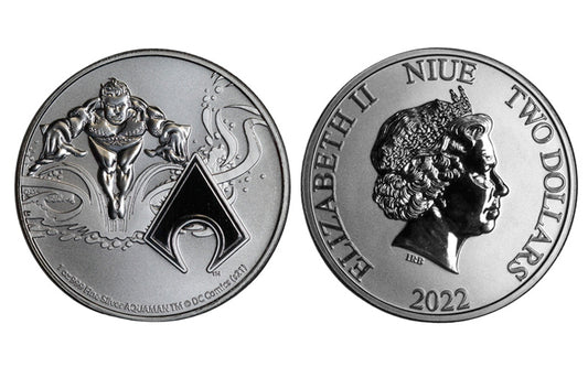 Niue 2 Dólares 2022 Aquaman PROOF