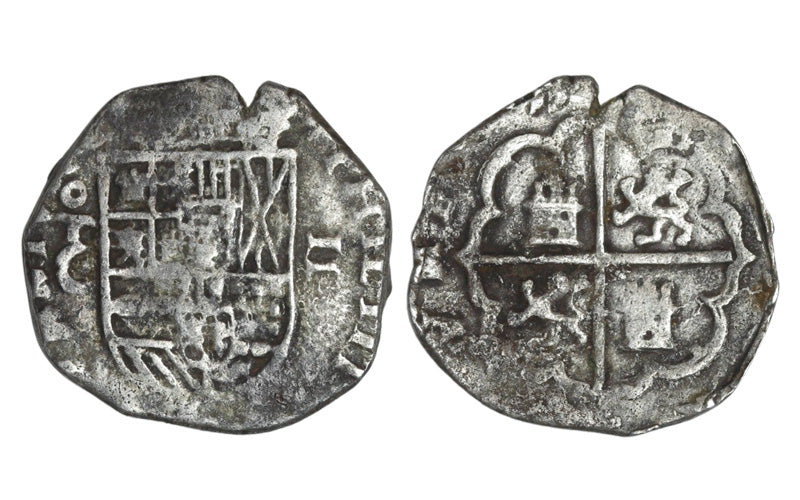 Felipe II 2 Reales 1597-1598 Toledo MBC