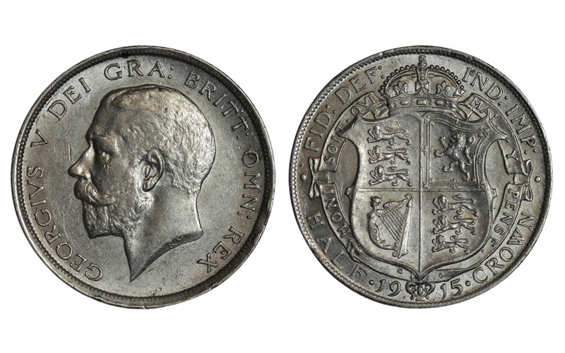 Gran Bretaña Jorge V (1910-1936) 1/2 Corona 1915 EBC