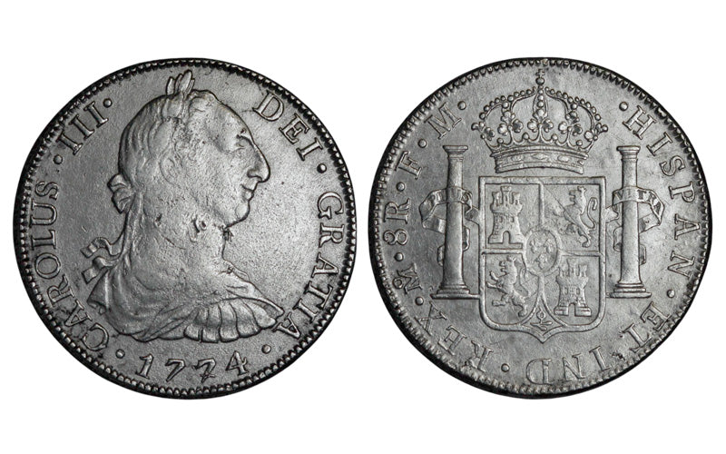 Carlos III 8 Reales 1774 México MF MBC-/MBC+