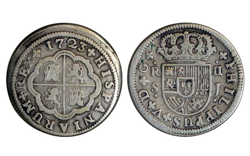 Felipe V 2 Reales 1723 Sevilla MBC