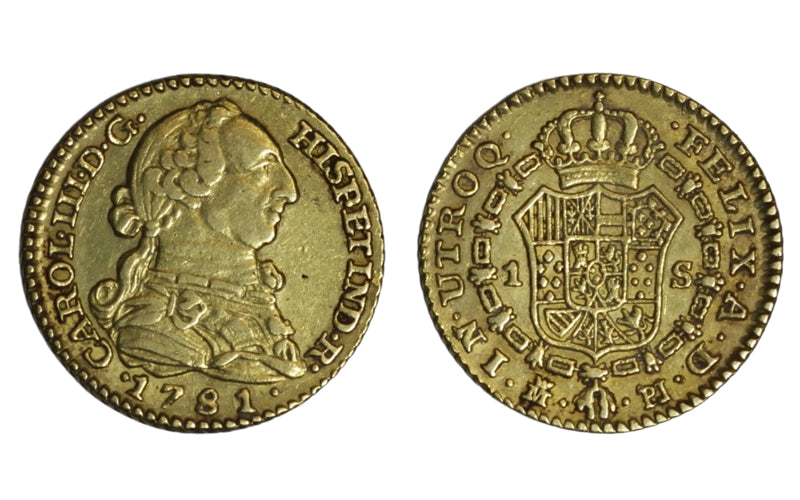 Carlos III 1 Escudo 1781 PJ Madrid MBC+