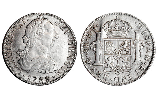 Carlos III 8 Reales 1782 México FF MBC+/ EBC