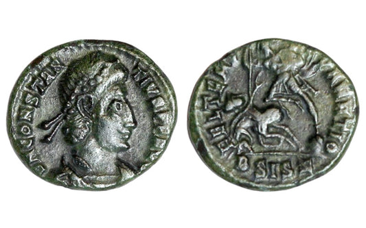 Constancio II AE3 351-355 d.C. Siscia MBC