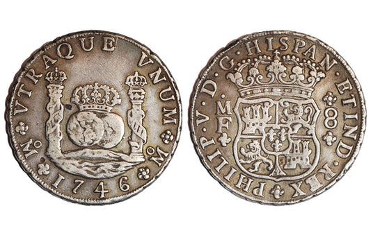 Felipe V 8 Reales 1746 México MF MBC-