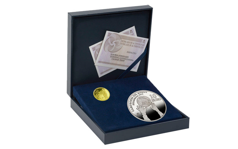 Estuche Campeones del Mundo Sudáfrica 2010 FNMT PROOF