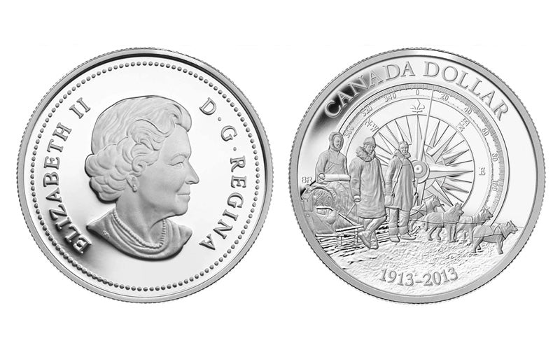 Canadá 1 Dólar 2013 Expedición en el Ártico PROOF